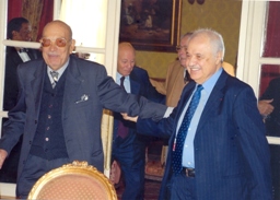 Hamrouch and Abu-Ghazaleh Discuss Means to Confront Global Financial Crisis